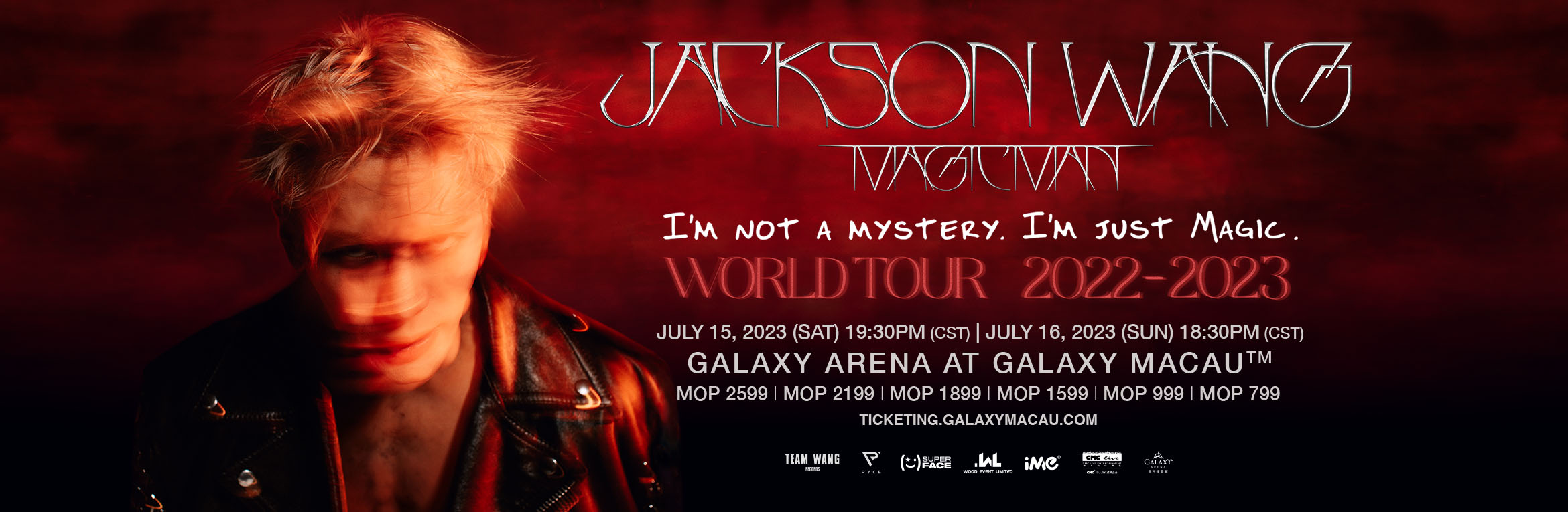 JACKSON WANG MAGICMAN WORLD TOUR 2023 MACAU